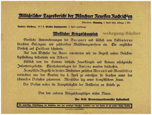 Weltkrieg plakat - 1.,