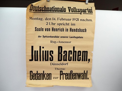 Original plakat julius bachem - original,
