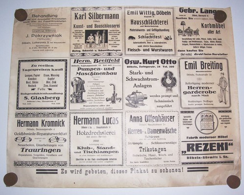 Döbeln plakat mit - döbeln,