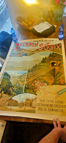 Original eisenbahn plakat - original, eisenbahn‑plakat