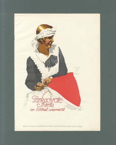 Türkischrote inletts kissen - türkischrote,