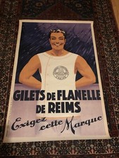 Uraltes originales Werbeplakat