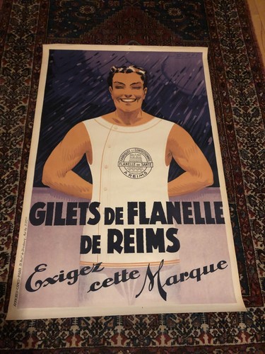Uraltes originales werbeplakat - originales,