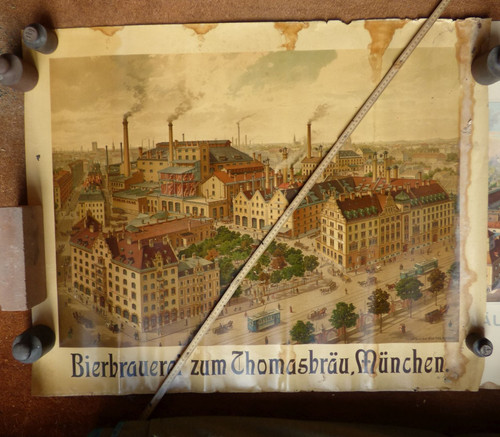 Plakat 1900 bierbrauerei - 1900,,