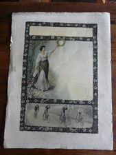 Plakat Urkunde Jugendstil alt