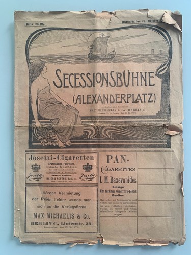 Theaterprogramm berlin 1900 - theaterprogramm,