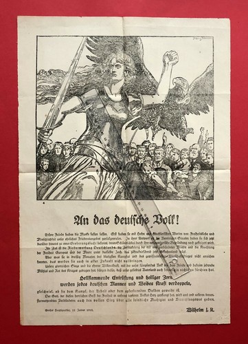 Altes plakat kaiser wilhelm - altes,