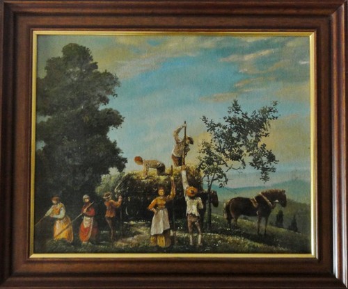 Kunstdruck mägde knechte - -, &