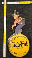 Altes Reklame Papp Plakat Trab
