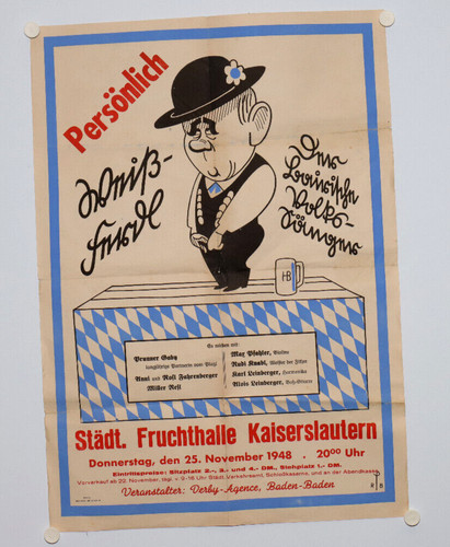 Altes orig plakat - orig,