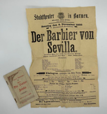 Altes Antikes Poster Der