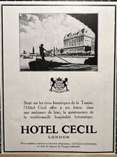 HOTEL CECIL LONDON WERBUNG