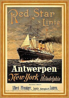 Red star linie antwerpen - star, new