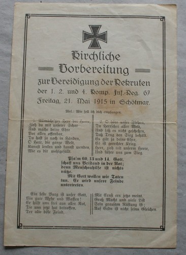 Kirchliche vorb vereidigung - kirchliche, vorb.vereidigung