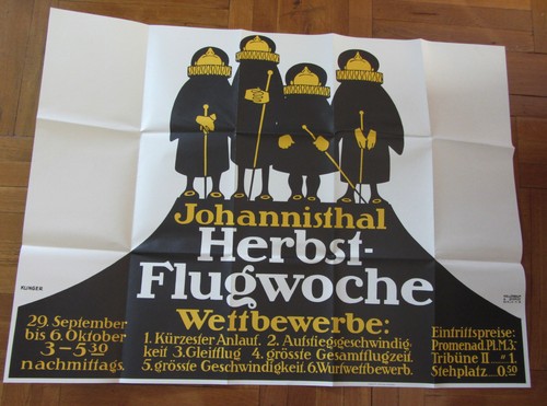 Faksimile plakat johannisthal - faksimile:,
